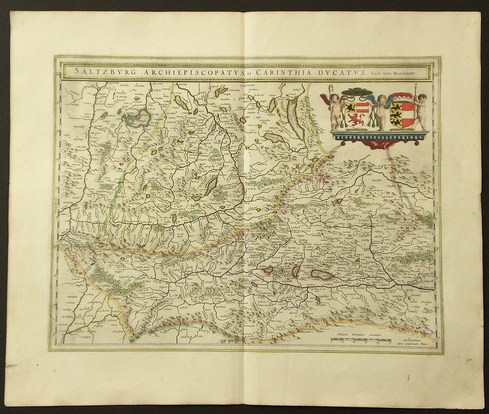 Blaeu, W.J.: Salzburg Archiepis Copatus et Carinthia Ducatus