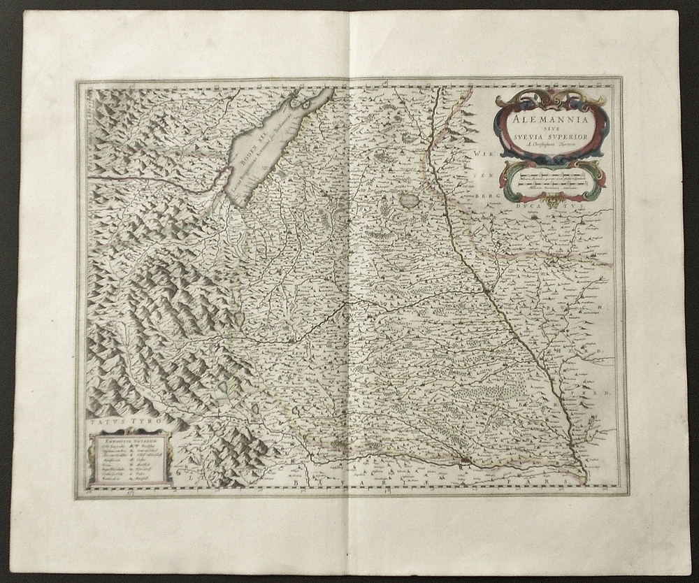 Blaeu, W.J.: Alemannia sive Suevia Superior