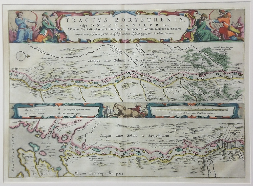 Blaeu, J.: Tractus Borysthenis, Vulgo Dniepr et Niepr