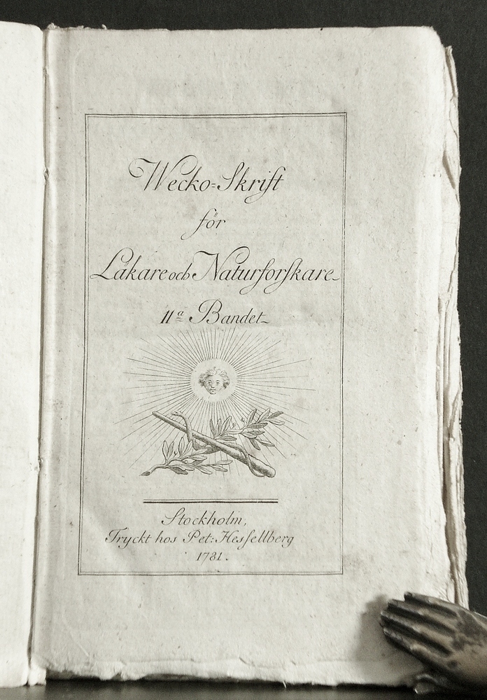 Wecko-Skrift för Läkare och Naturforskare (1781)