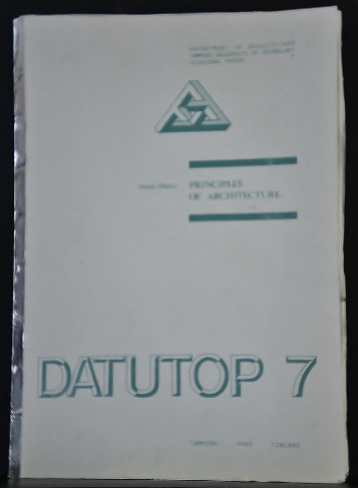 Mänty, Jorma: Principles of architecture