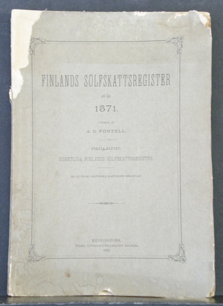 Finlands sölfskattregister af år 1571