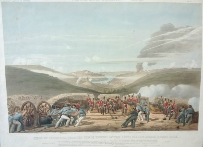 Lith. E. Walker: Siege of Sevastopol from the new 32 pounder battery above the left attack picquet house