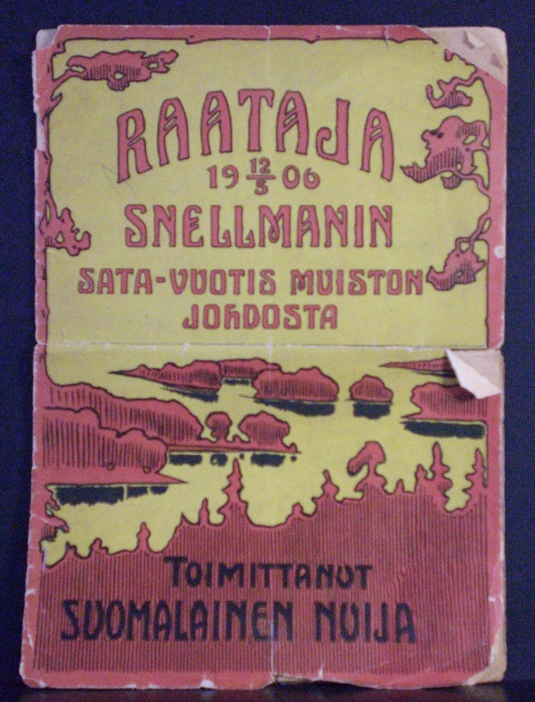 Raataja, 12.05. 1906. Snellmannin sata-vuotis muiston johdosta