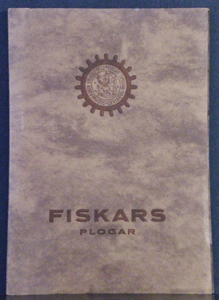 Katalog över Fiskars plogar 1934