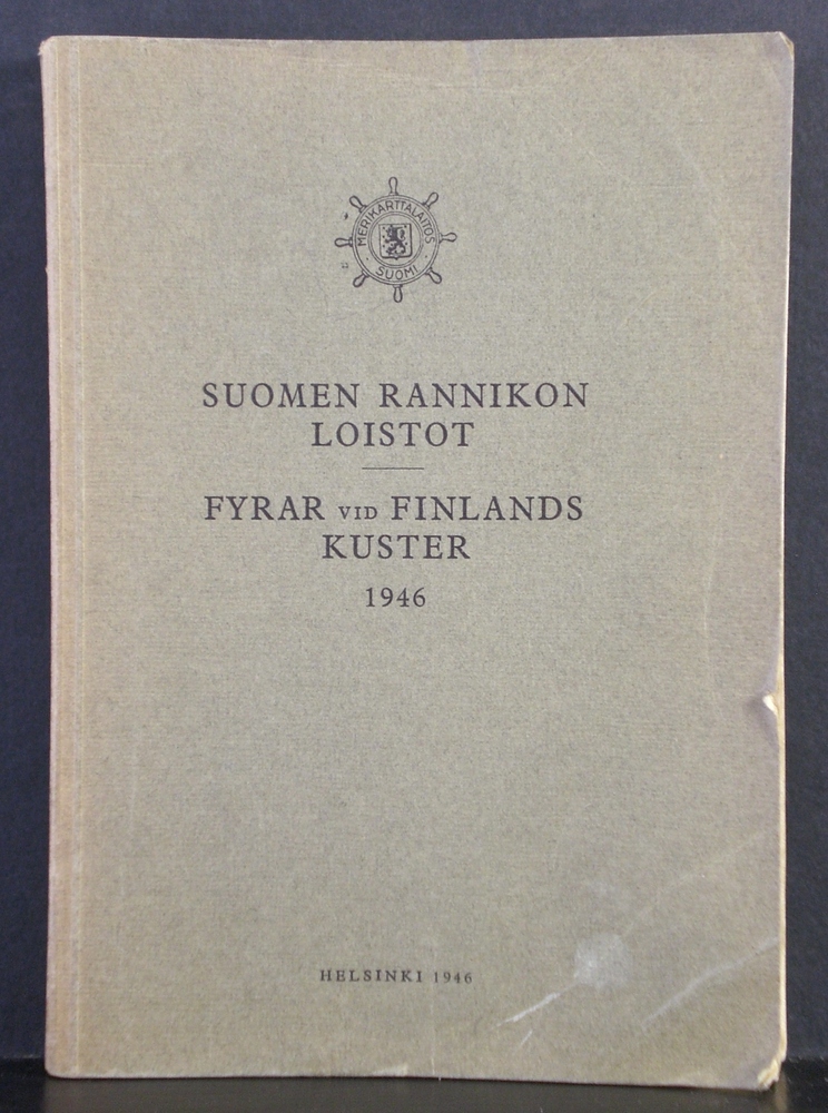 Suomen rannikon loistot 1946. Fyrar vid Finlands kuster 1946