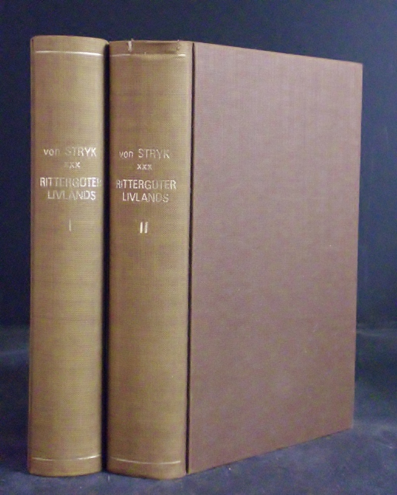 Beiträge zur Geschichte der Ritterguter Livlands I-II