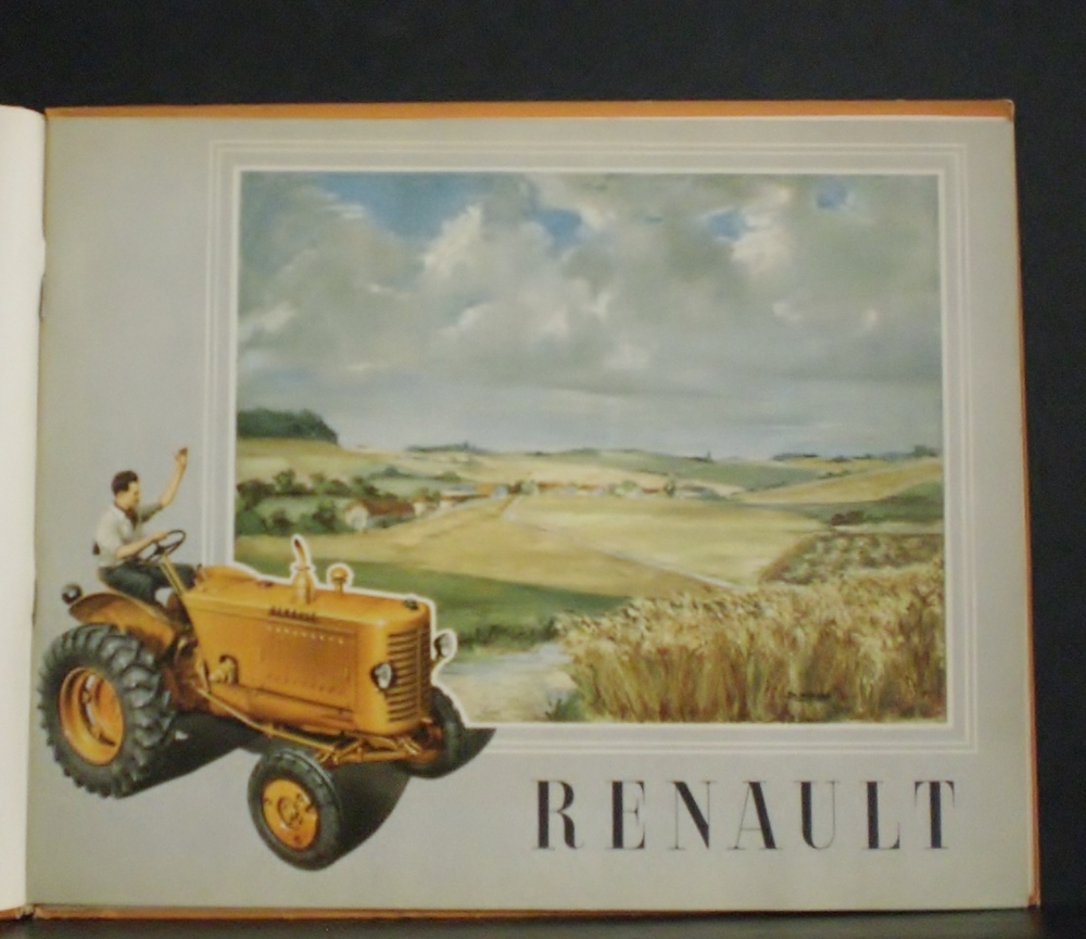 Original Renault 22/30 CV brochure from 1950