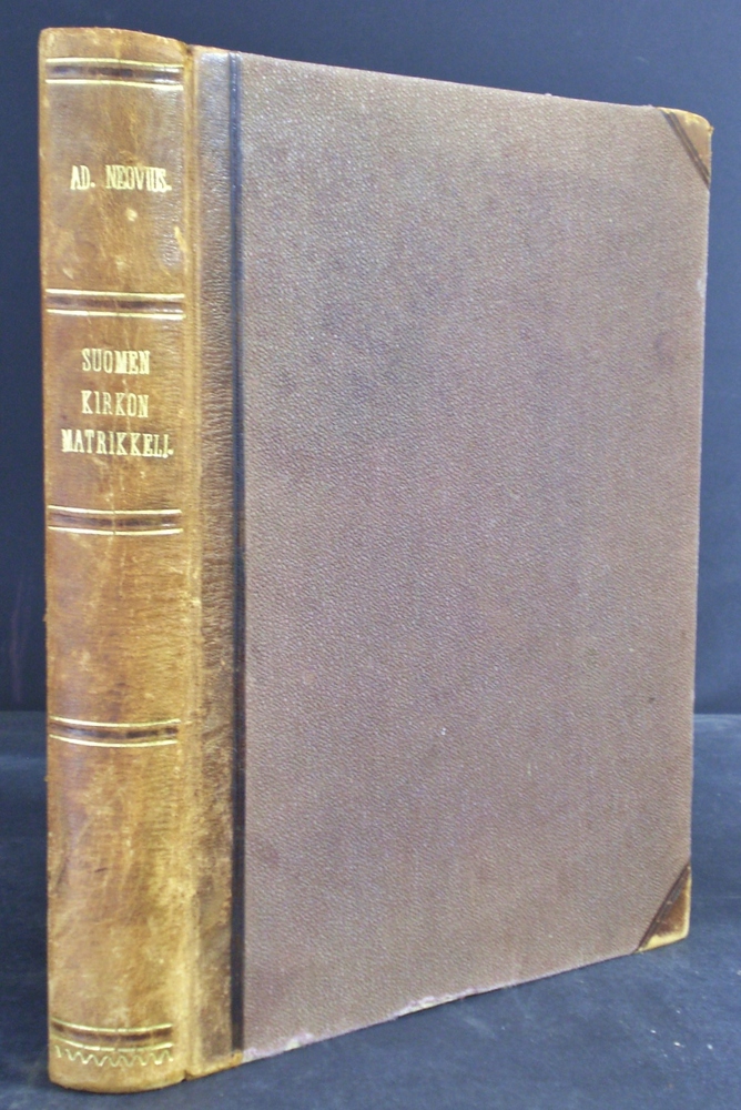 Ad. Neovius Suomen evankelis-lutherilaisen kirkon matrikkeli (1898)
