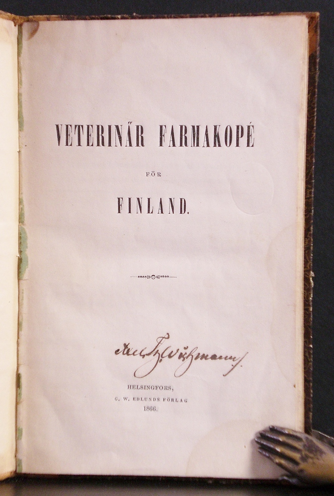 Veterinär farmakopé för Finland (1866)