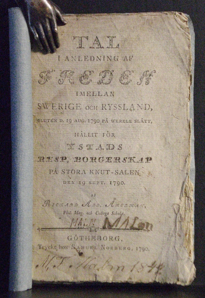 Tal i anledning af freden mellan Swerige och Ryssland (1790)