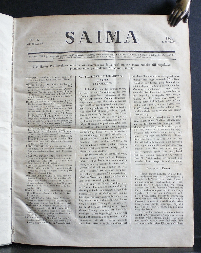 Saima 1844