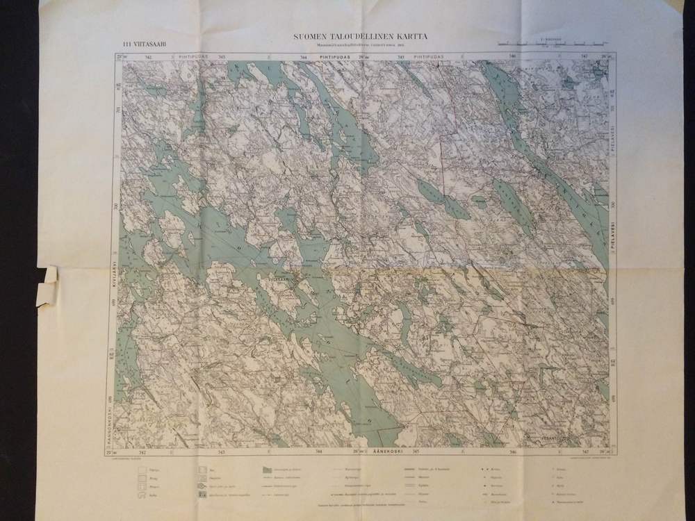 Viitasaari. Suomen taloudellinen kartta (1941)