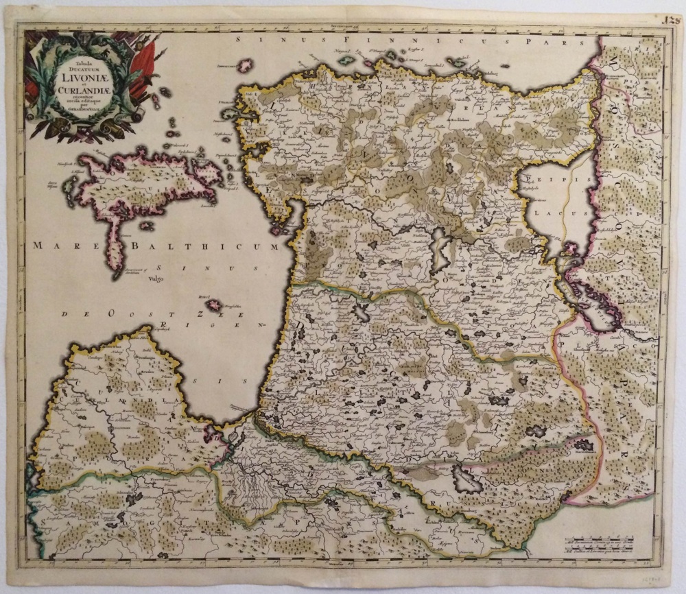 Valck, Gerard: Tabula Ducatum Livoniae et Curlandiae