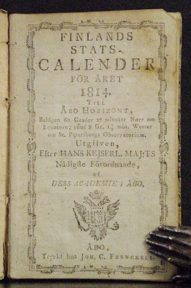 Finlands Stas-Calender för året 1814
