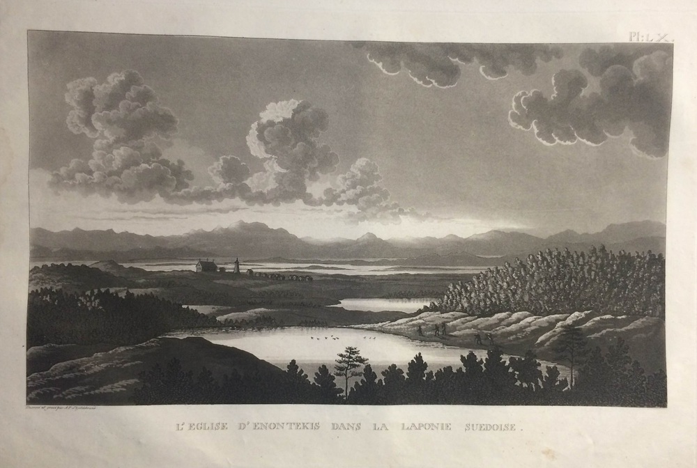 A. F. SKJÖLDEBRAND L'eglise d'Enontekis dans la Laponie Suedoise (1802)