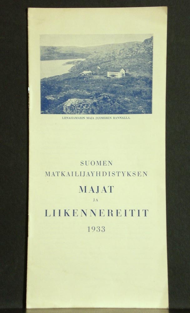 Suomen Matkailijayhdistyksen majat ja liikennereitit 1933