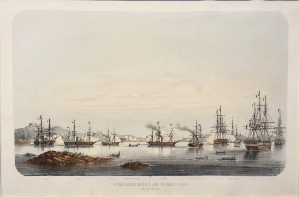 Le Breton: Bombardement de Bomar-Sund. Affaire de 15 Août 1854. ( Bomarsund ) - historiallisia