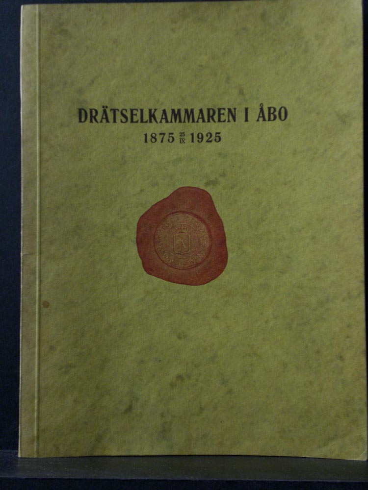 Turku - Åbo: Drätselkammaren i Åbo 1875-1925 - kaupungit