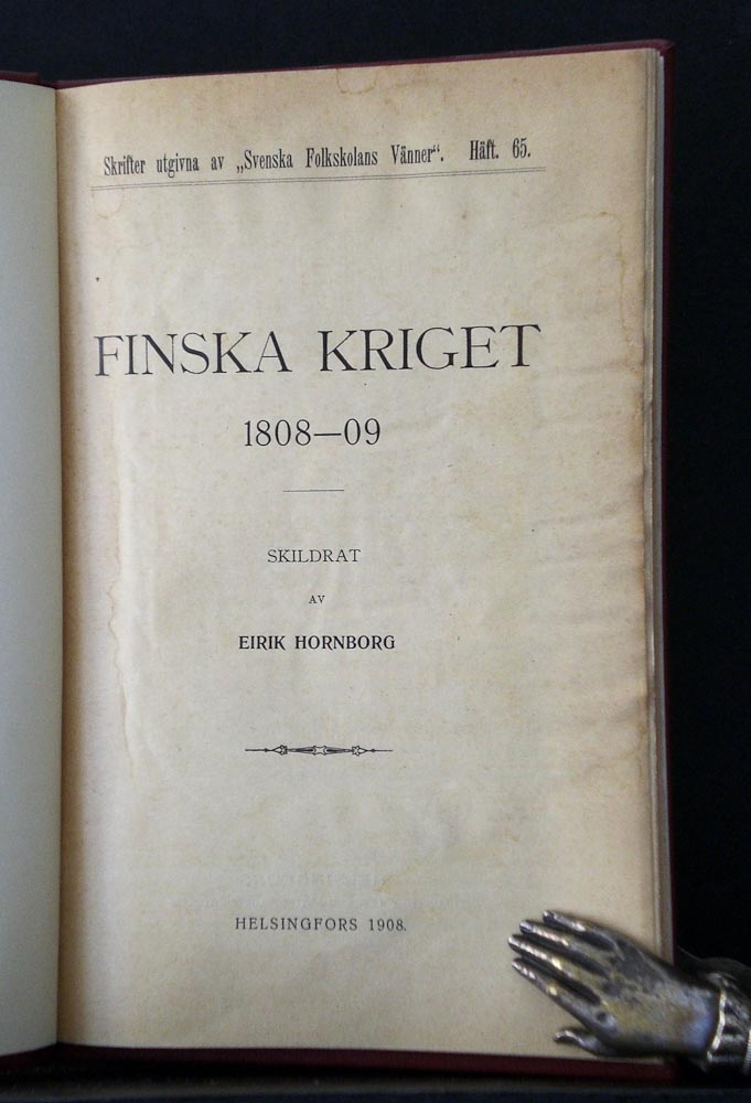 EIRIK HORNBORG Finska kriget 1808-09