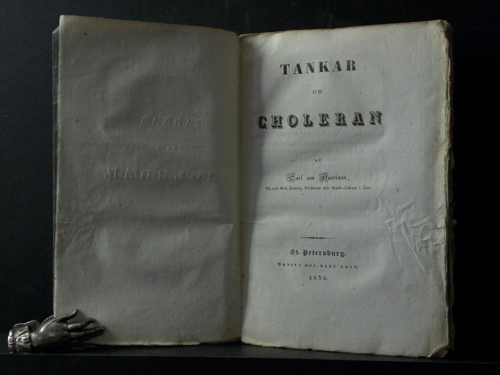 Tankar om Choleran af Carl von Haartman (1852)