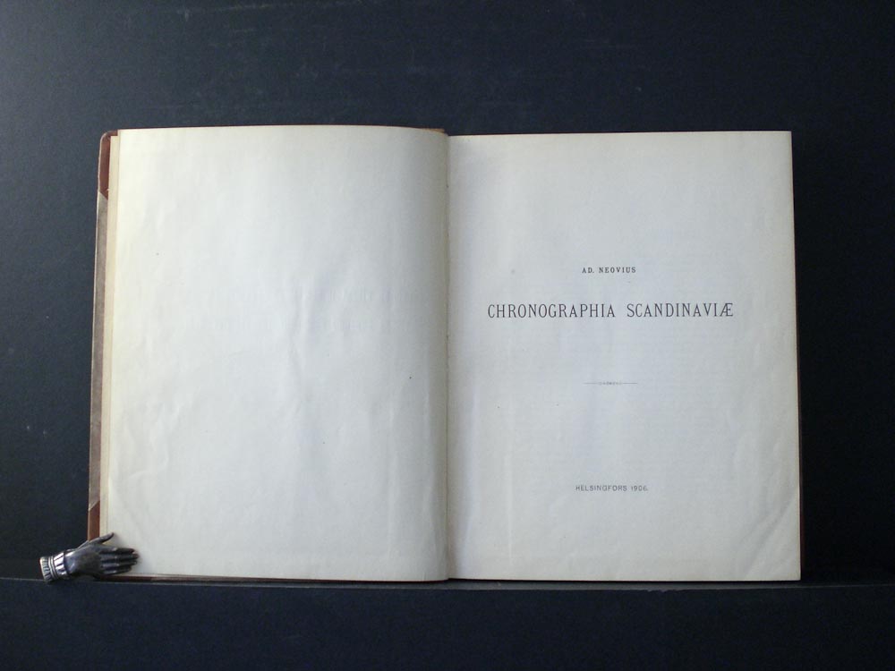Ad. Neovius Chronographia Scandinaviae (1906)