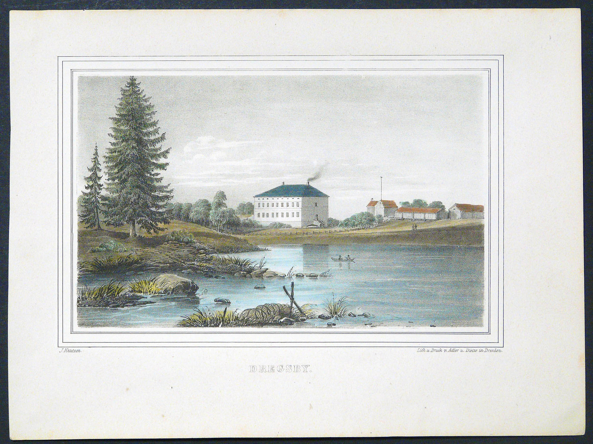 Dregsby - Treksilä. Finland framstäldt i teckningar (1845)