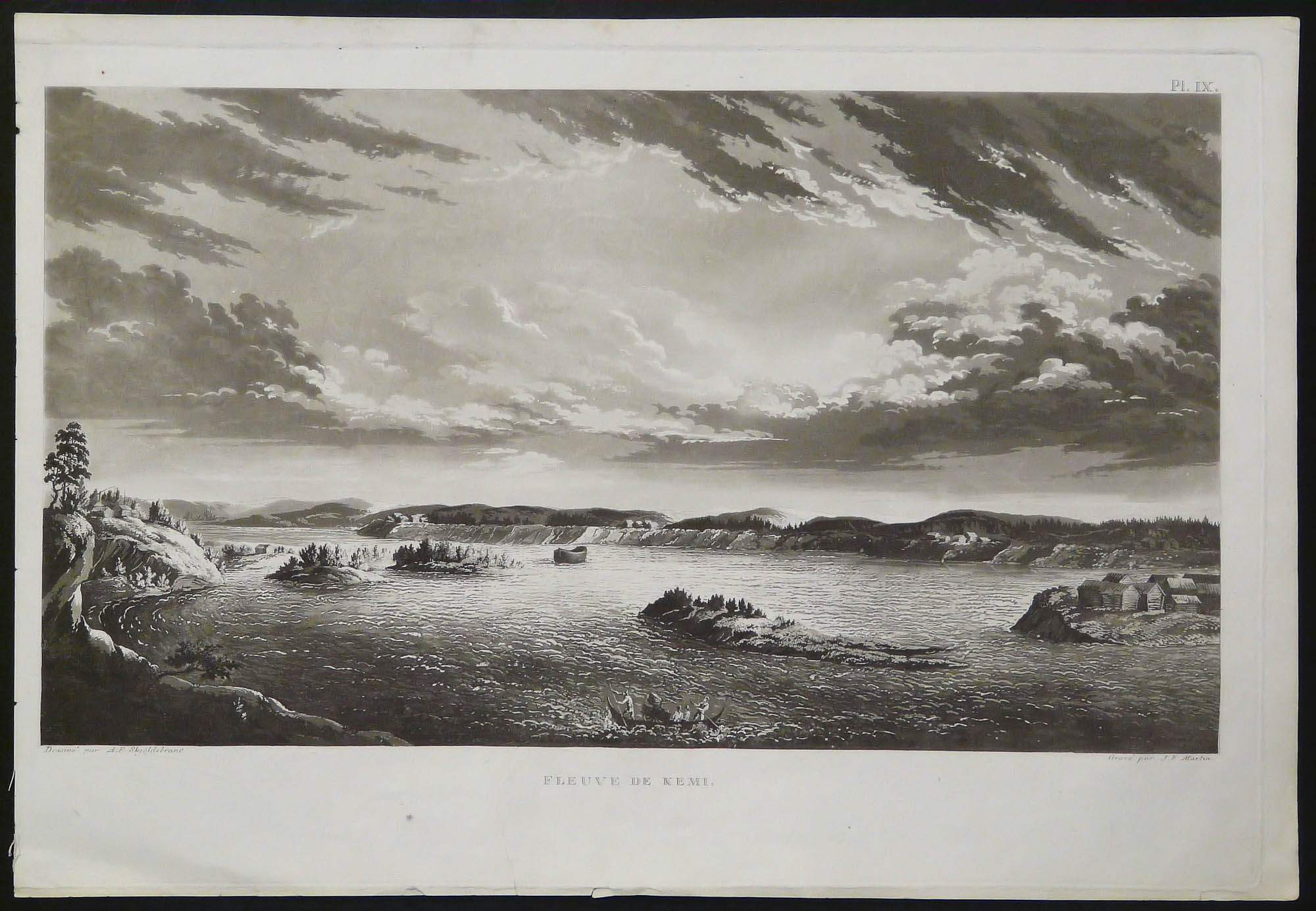 A. F. SKJÖLDEBRAND Fleuve de Kemi (1801)