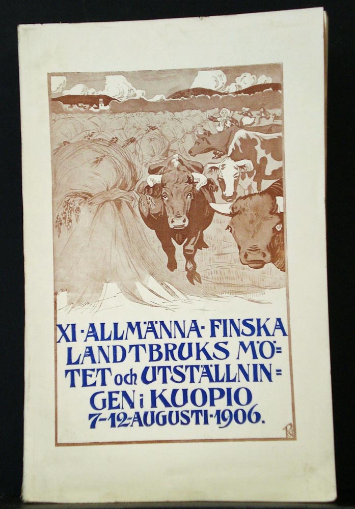 Kuopio. Linna, H.I.: XI allmänna finska landtbruksmötet och -utställningen i Kuopio 1906. Berättelse och redogörelse - kaupungit