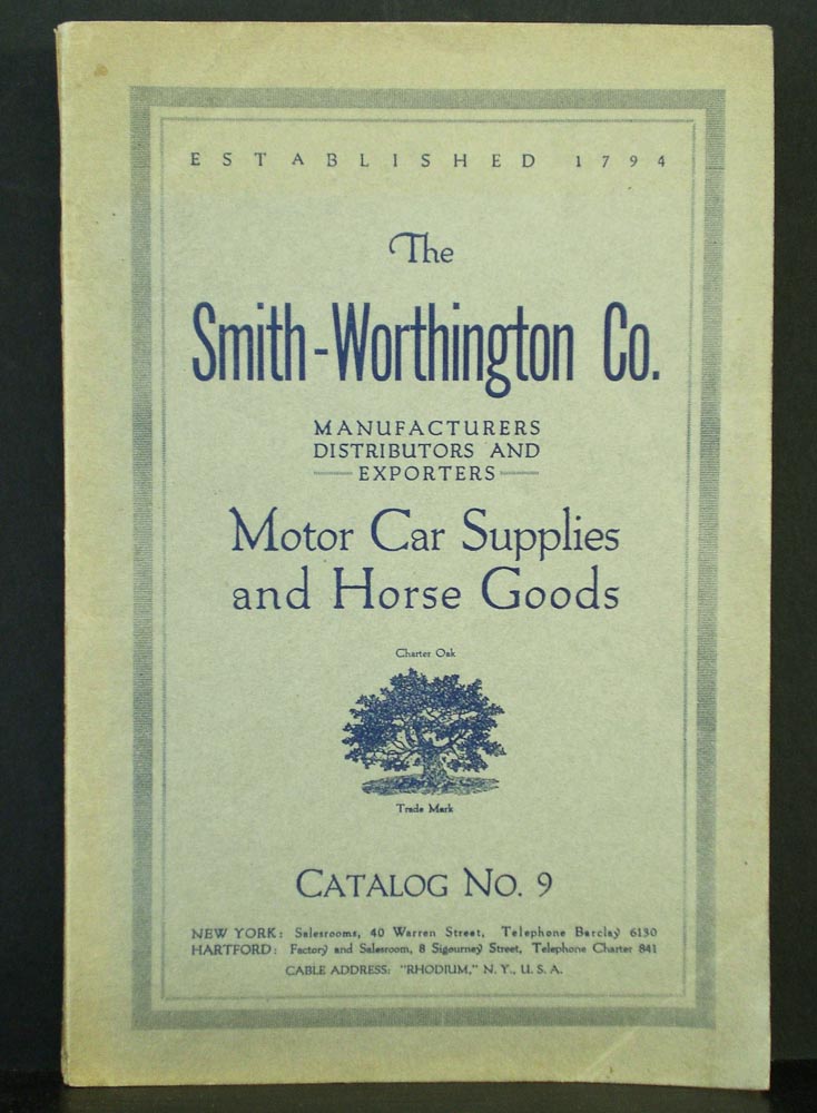 The Smith-Worthington Co. Sales Catalog No. 9 (1920)