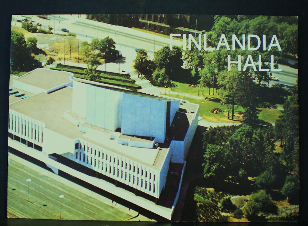 Helsinki - Helsingfors: Finlandia Hall - Finlandia-Halle - kaupungit