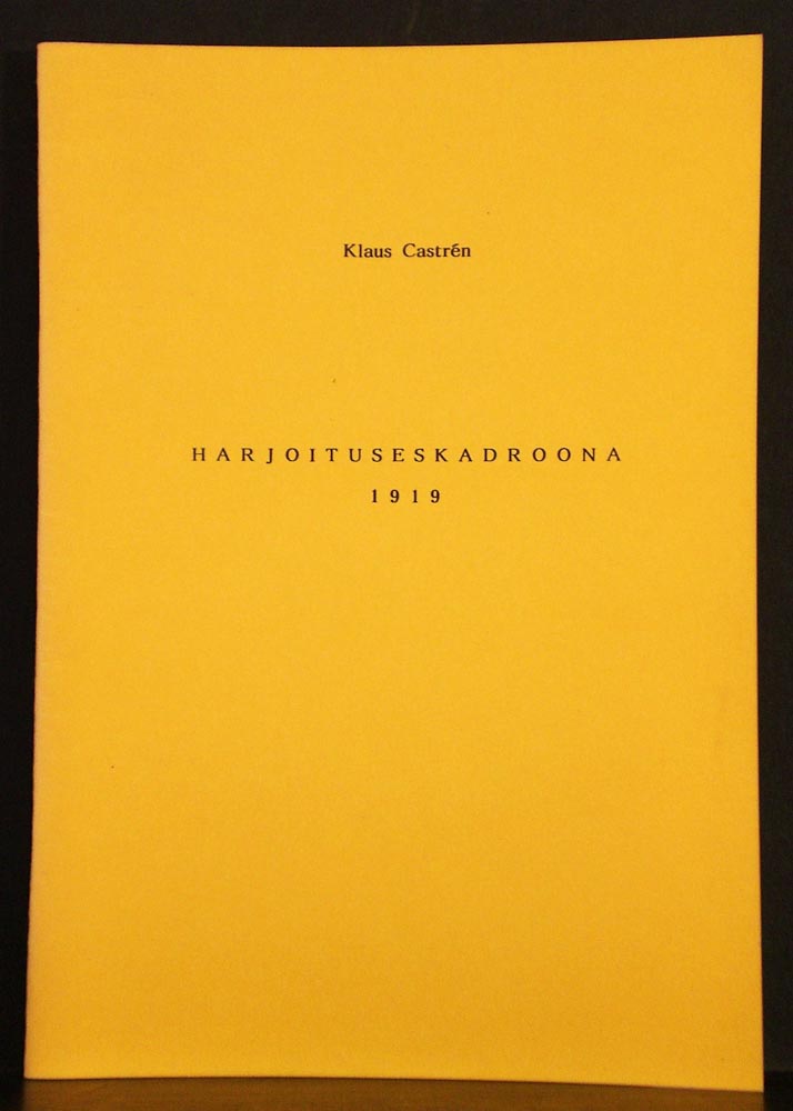 KLAUS CASTRÉN Harjoituseskadroona 1919