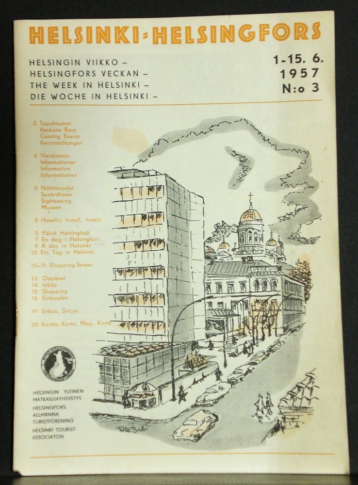 Helsinki - Helsingfors: Helsinki - Helsingfors. Helsingin viikko 1-15.6. 1957, N:o 3. Helsingfors veckan - kaupungit