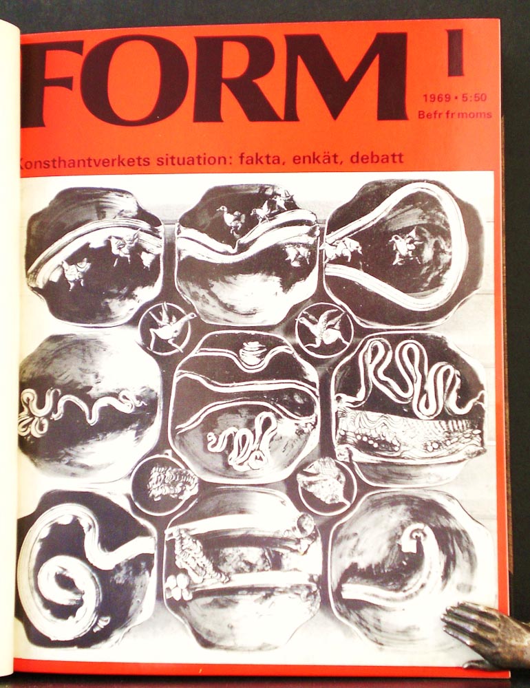 Form, årgång 65, 1969, 1-10 (varav nr.5-6 är dubbelnummer) - taideteollisuus