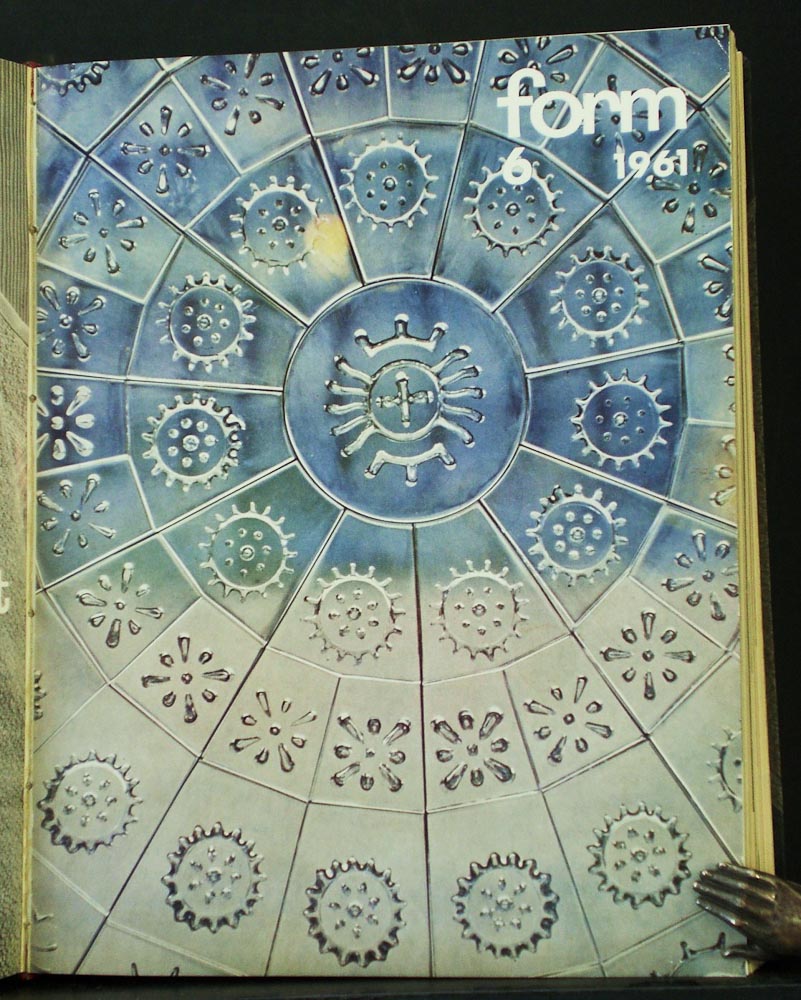 Form, årgång 57, 1961, 1-10 (varav nr. 3-4 och nr. 7-8 är dubbelnummer) - taideteollisuus