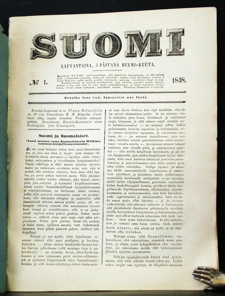 Suomi, N:o 1-28. 1848