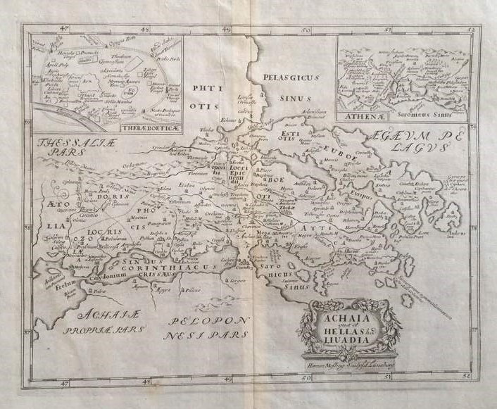 Cluverius, P.: Achaia quae et Hellas hodie Livadia