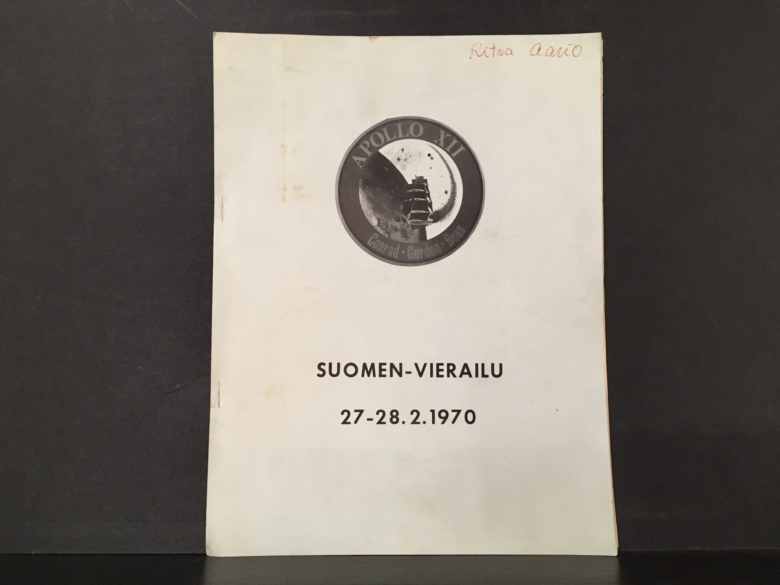 Apollo XII. Suomen vierailu 27-28.2. 1970.