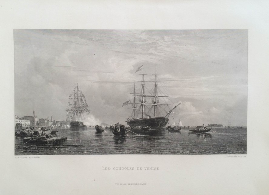 Cooke, E.W. - Cousen, C.: Les Gondoles de Venise