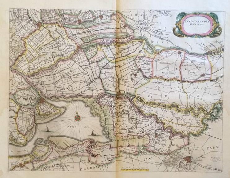 Blaeu, W.J.: Zuydhollandia stricte sumta