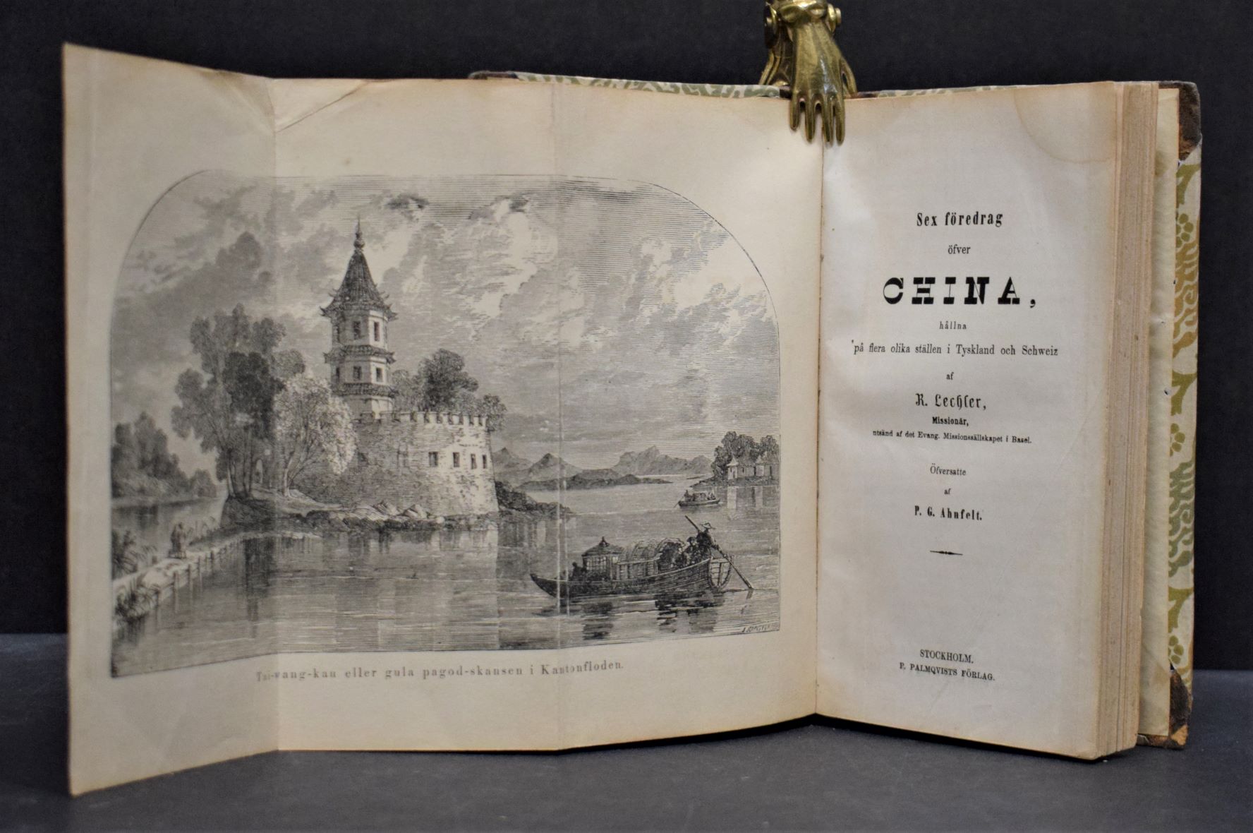 Sex föredrag öfver China, hållna på flera olika ställen i Tyskland och Schweitz (1862)