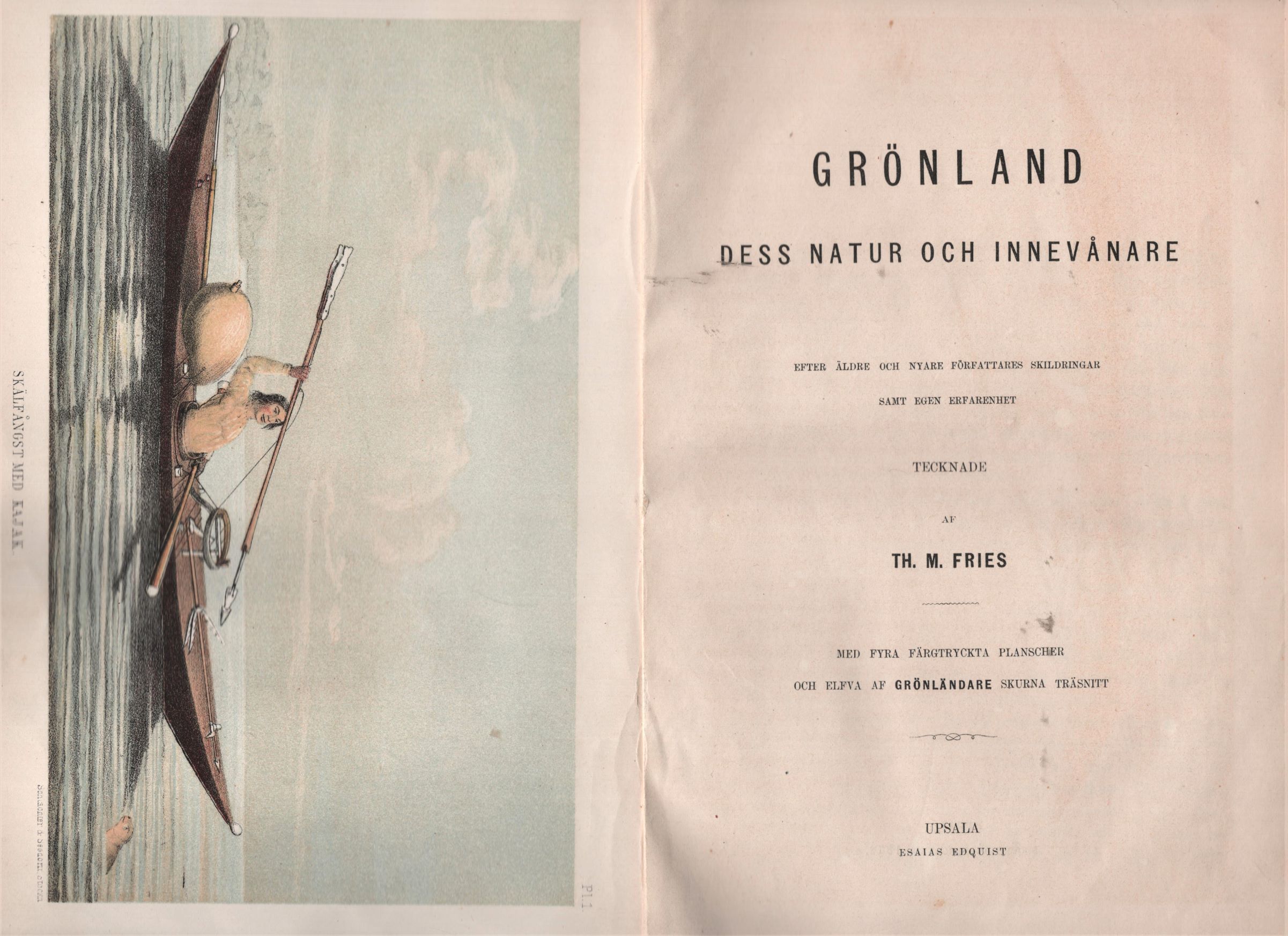 Thore M. Fries Grönland, dess natur och innevånare