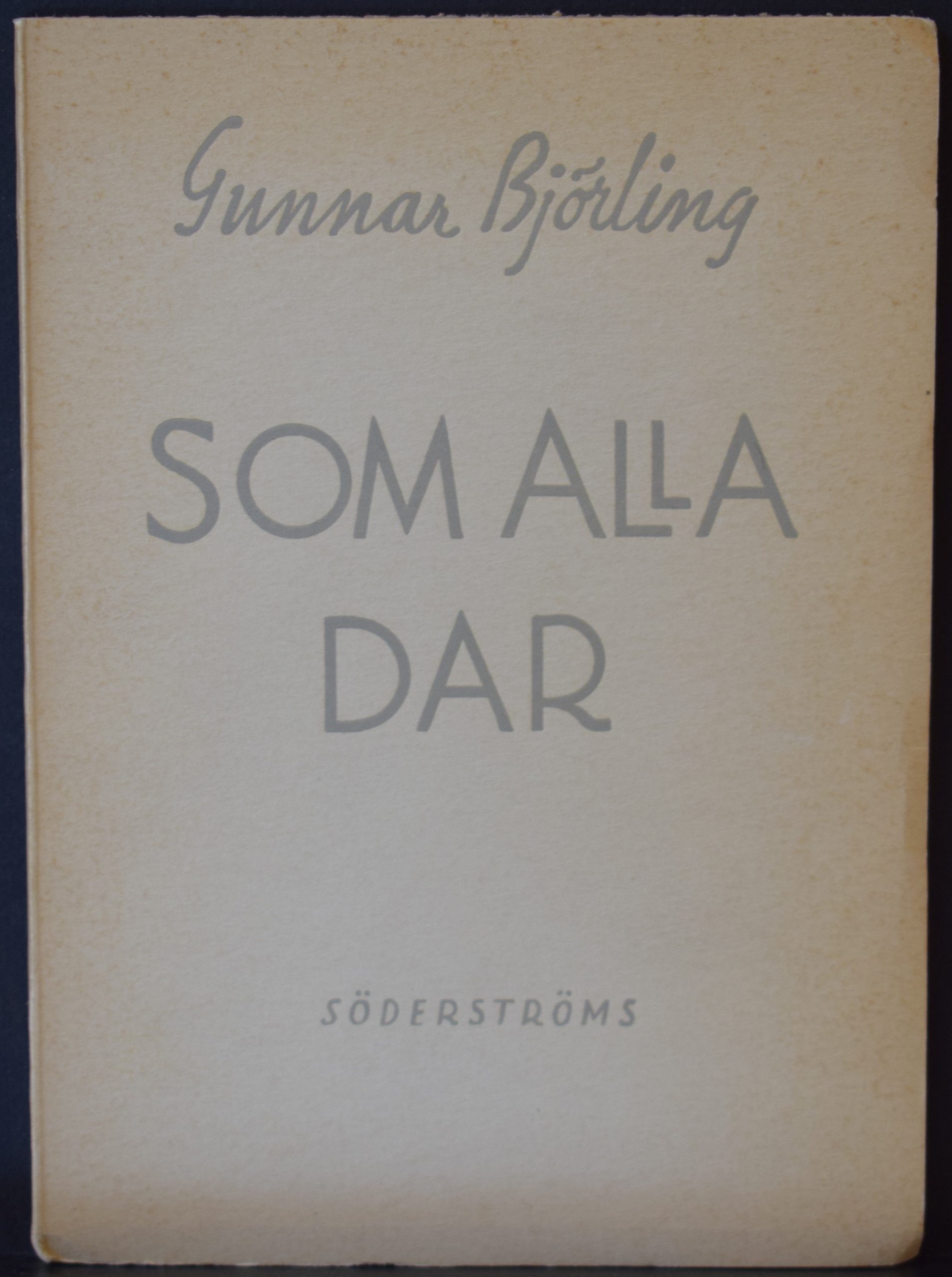 Gunnar Björling Som alla dar (1953)
