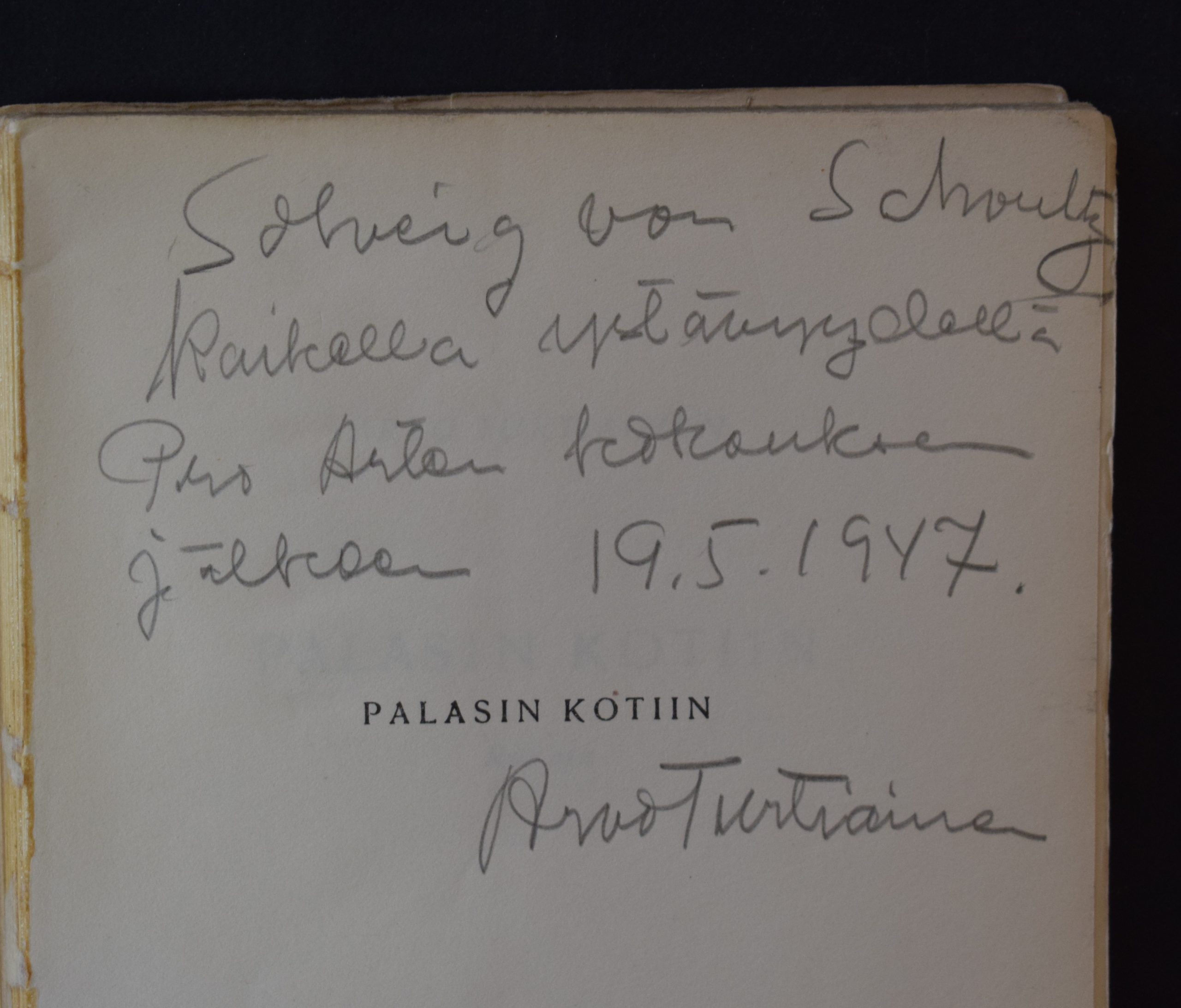 Turtiainen, Arvo: Palasin kotiin (*omiste) - Image 2