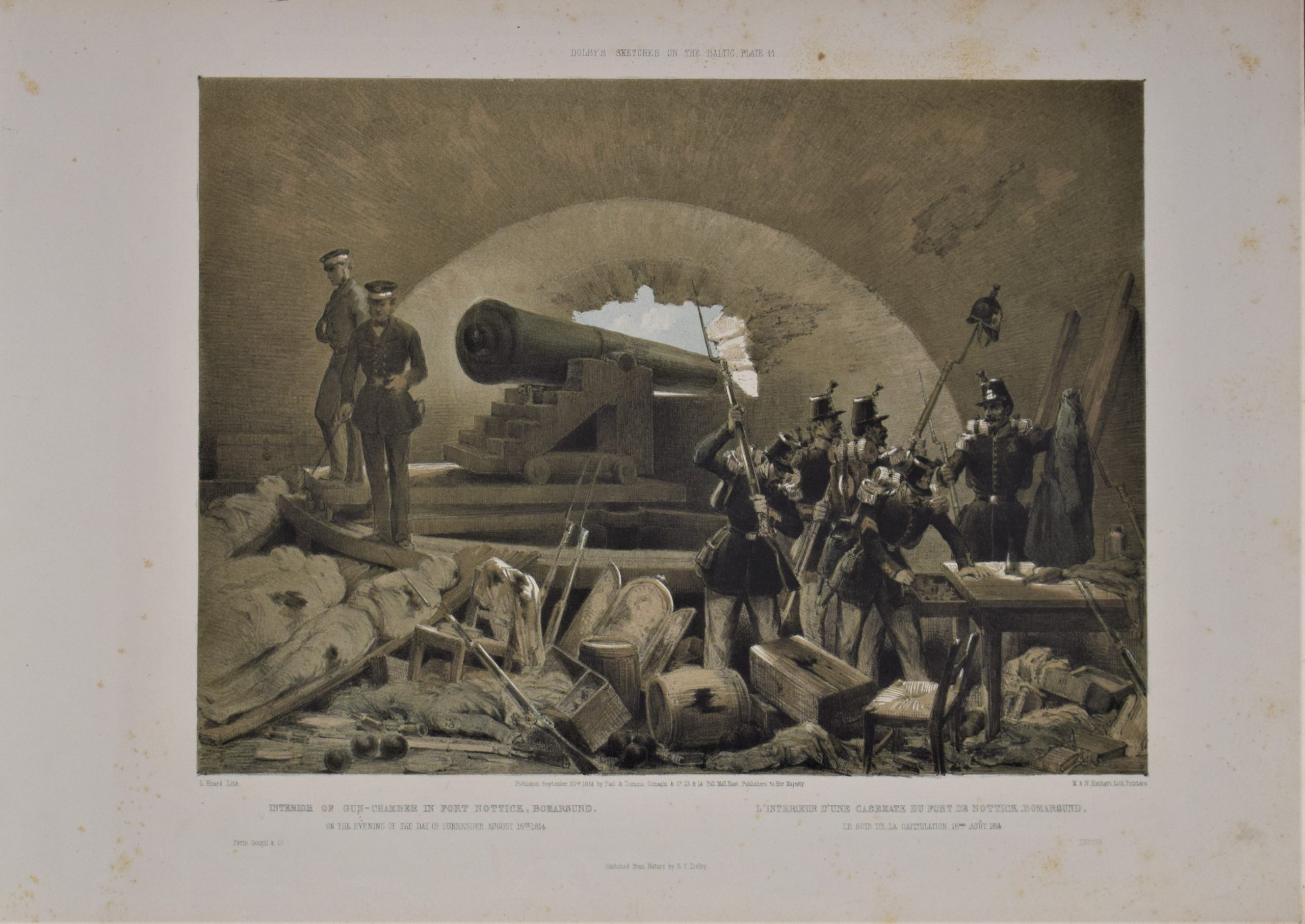 Dolby, E.T.: Interior of Gun-chamber in Fort Nottick, Bomarsund