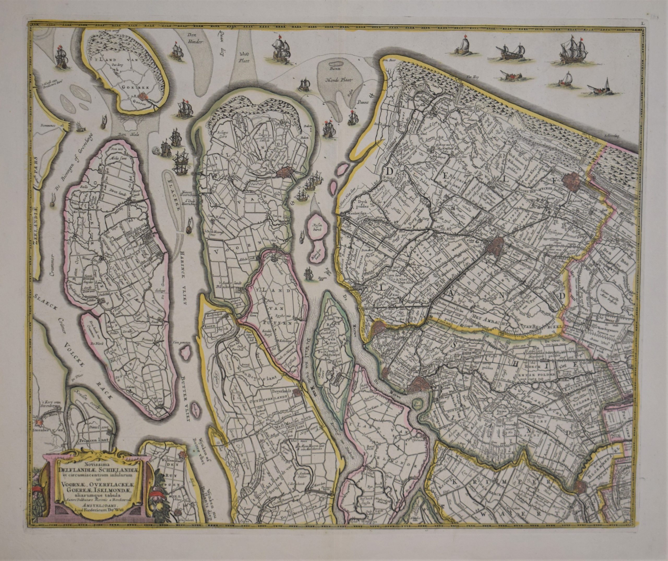 Wit, Frederick de: Novissima Delflandiae, Schielandiae