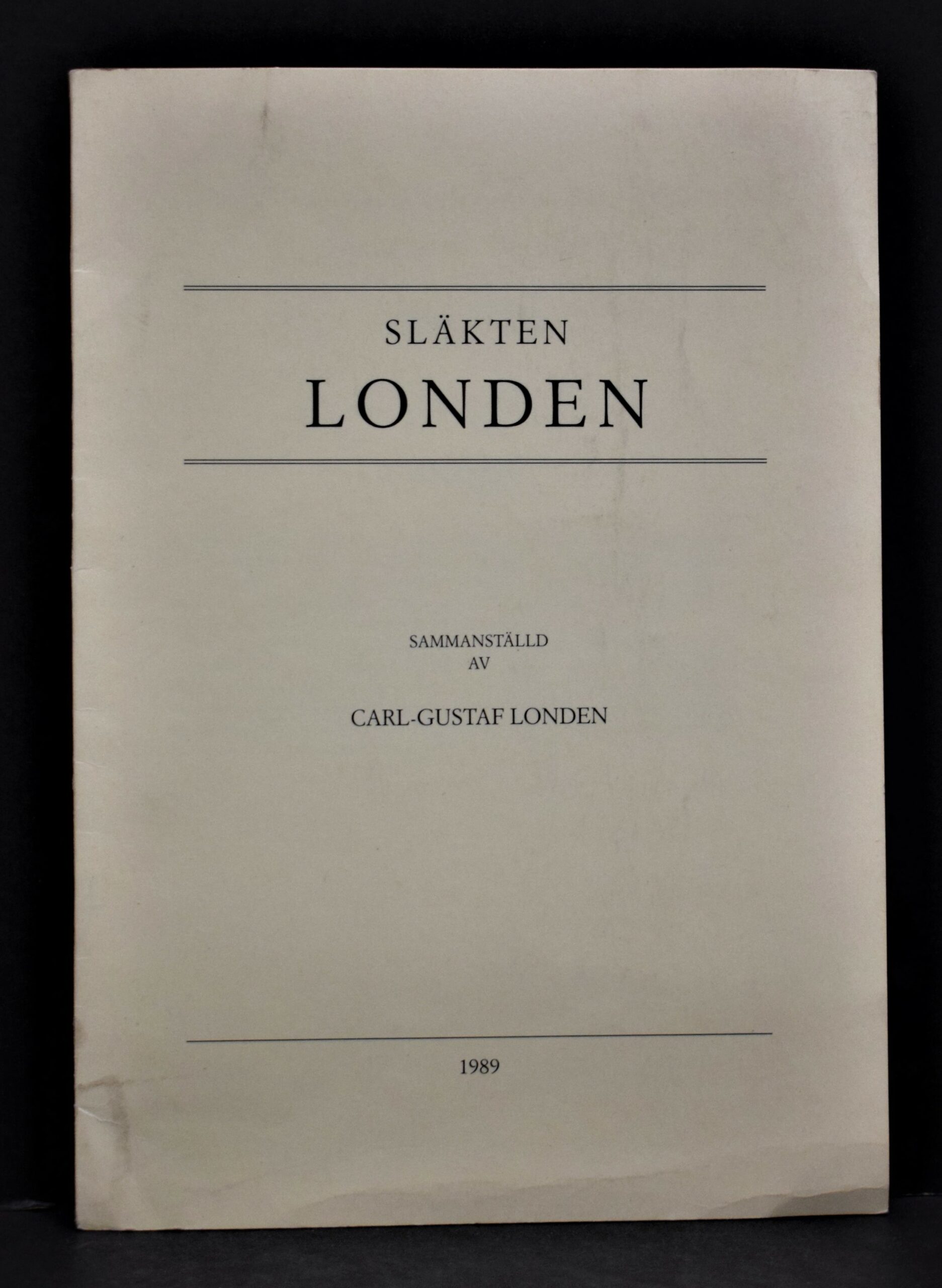 Släkten Londen. Sammanställdt av Carl-Gustaf Londen