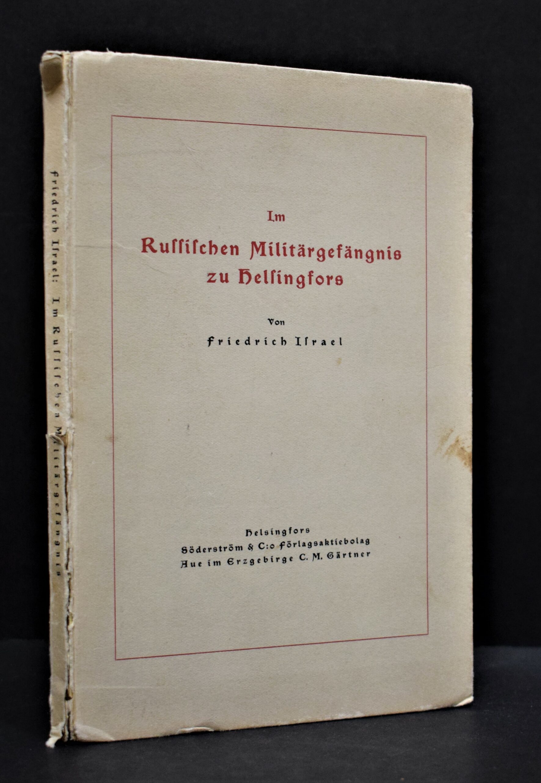 Friedrich Israel Im Russischen Militärgefängnis zu Helsingfors