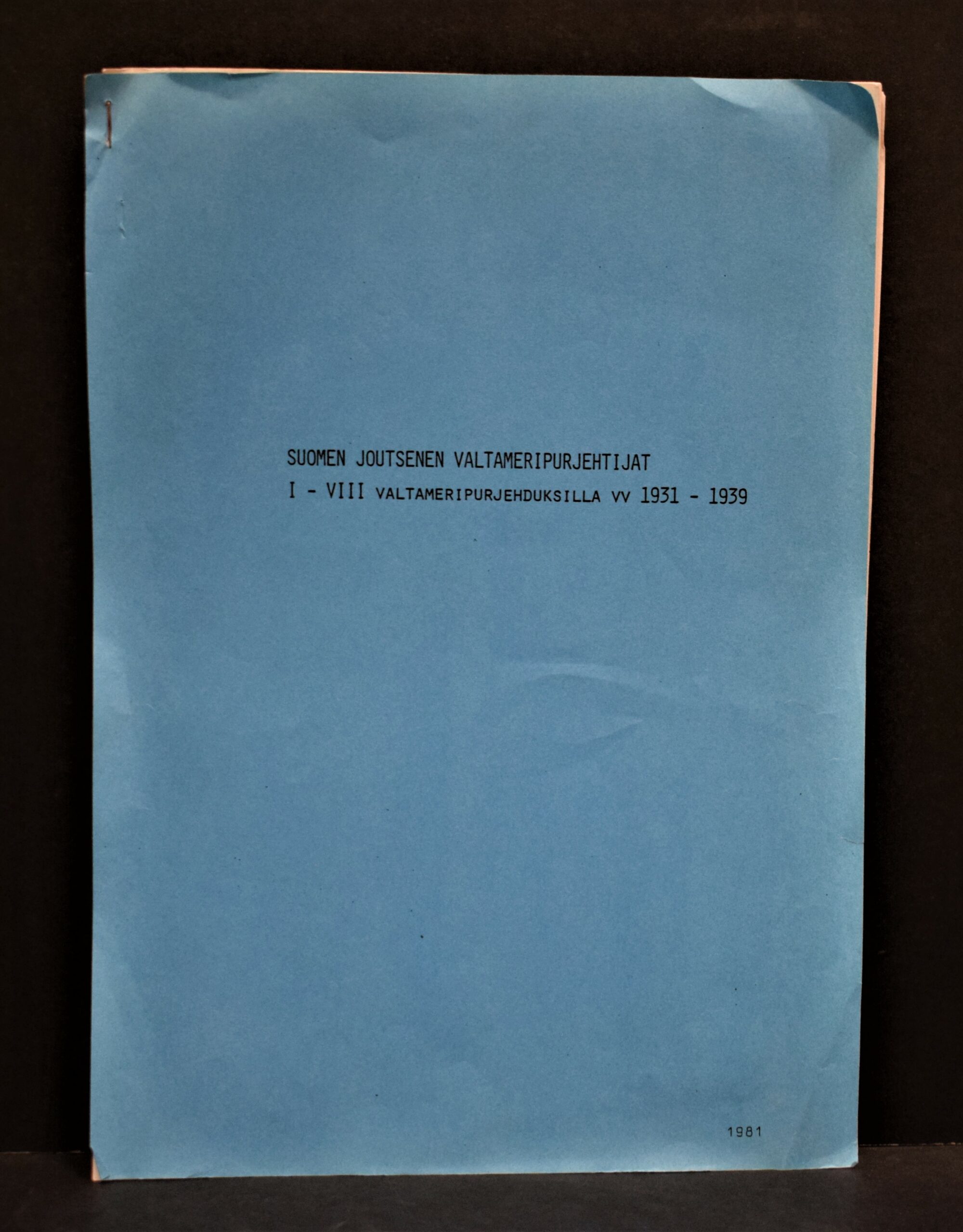 Suomen Joutsenen valtameripurjehtijat 1931-1939