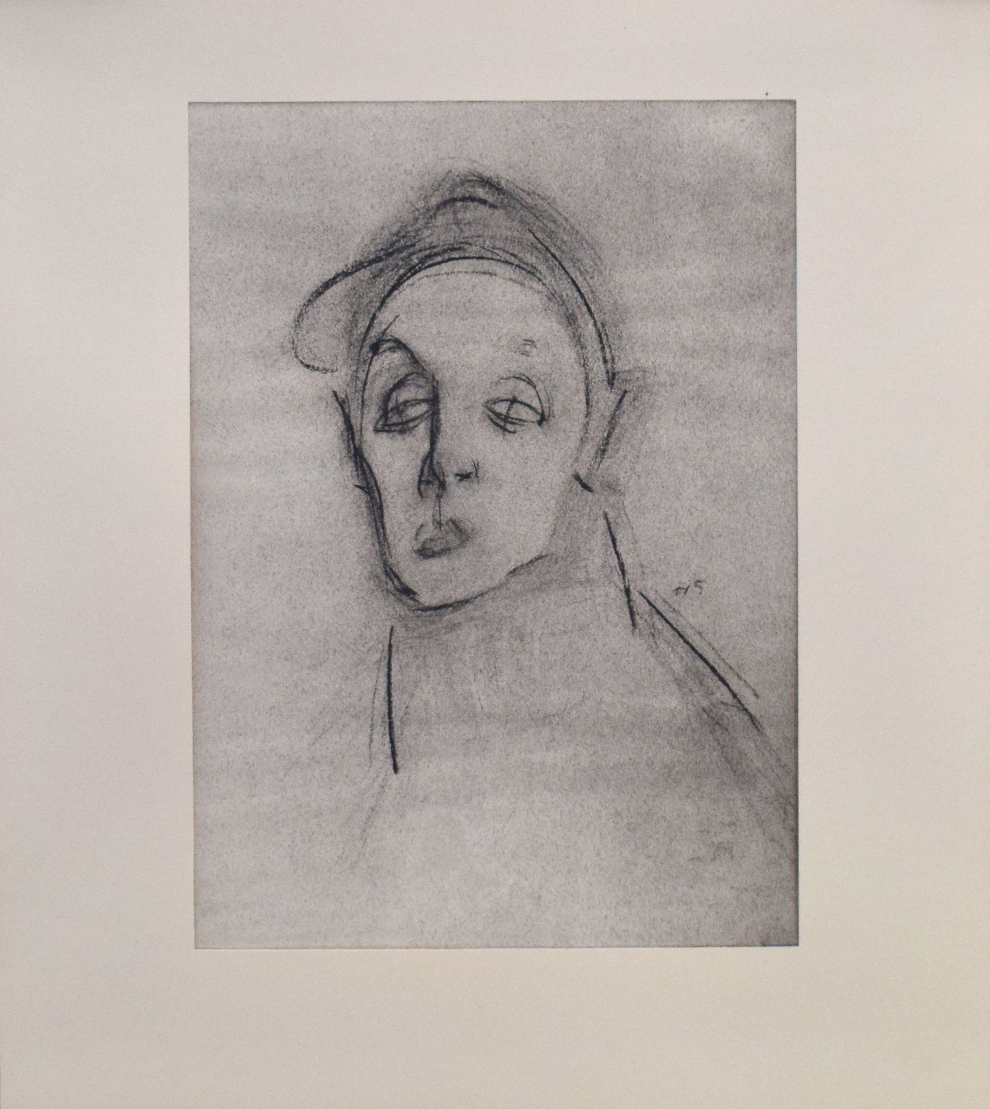 Helene Schjerfbeck: Självporträtt - Portrait de l'artiste (1945)